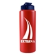 a navy blue lid & red bottle the sports quart usa flip lid - 32 oz sports bottle