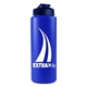 a navy blue lid & royal blue bottle the sports quart usa flip lid - 32 oz sports bottle