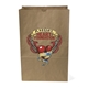 aerial view a brown kraft bbl bag paper bag - 4- color heat transfer, image 1 of 4