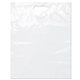 aerial view a clear dynamic color imprint die cut handle plastic bag 15x19x3, image 1 of 2