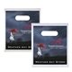 a group of digital full color die cut 7.5x9 plastic goodie bag