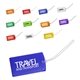 a group of explorer luggage tag