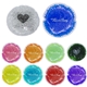 a group of round gel bead hot / cold pack