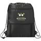 aerial view a black adventure insulated drawstring, image 1 of 5