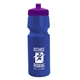 a royal blue bottle & violet lid the cyclist - 24 oz bike bottle