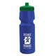 a royal blue bottle & green lid the cyclist - 24 oz bike bottle