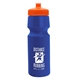 a royal blue bottle & orange lid the cyclist - 24 oz bike bottle