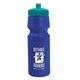 a royal blue bottle & teal lid the cyclist - 24 oz bike bottle