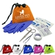 a group of garyline(r) cinch tote - pet care kit