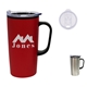 a group of 20 oz melbourne stainless steel mug