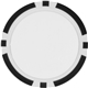 aerial view a black poker chip ball marker, image 1 of 2