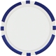 aerial view a blue (close to pms 287) poker chip ball marker, image 1 of 2