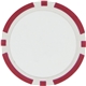 aerial view a red (close to pms 187) poker chip ball marker, image 1 of 2