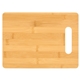 aerial view a bamboo large bamboo cutting board w / handle, image 1 of 2