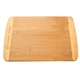 aerial view a bamboo large two - tone bamboo cutting board, image 1 of 2