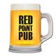 a custom full color coaster - beer mug shape