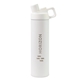 aerial view a white powder miir(r) vacuum insulated wide mouth hatchback chug lid bottle - 20 oz, image 1 of 5