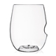 aerial view a clear govino(r) 12 oz wine glass handwash, image 1 of 4