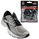 aerial view a black promotional custom lock laces(r) no tie shoe laces, image 1 of 2
