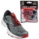 aerial view a red promotional custom lock laces(r) no tie shoe laces, image 1 of 2