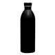 aerial view a black 32 oz monument stainless steel bottle, image 1 of 5