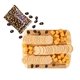 aerial view a wood sweet savory bamboo charcuterie board, image 1 of 3