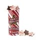 a white peppermint bark shapes tube