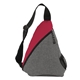 aerial view a red atchison(r) two - tone cutie patootie slingpack, image 1 of 2