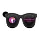 aerial view a custom vibrant full - color sunglasses magnet, image 1 of 2