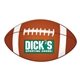 a custom full color coaster - football shape