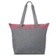 aerial view a red adventure shopping cooler tote bag, image 1 of 6