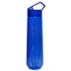 aerial view a blue 32 oz hydro time marked bottle, image 1 of 3