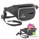 aerial view a black pooch pal fanny pack, image 1 of 2