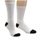 a white athletic crew socks