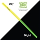 a neon yellow nite glow reusable straw