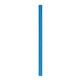 aerial view a blue microhalt(tm) boba straw, image 1 of 2