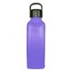 a translucent purple bottle & black lid 24 oz classic edge bottle with handle lid