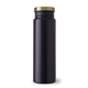 aerial view a black/gold pms 871 trend setter reflection 600 ml / 20 oz stainless steel bottle, image 1 of 11