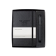 aerial view a black moleskine(r) medium notebook and go pen gift set, image 1 of 7