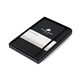 aerial view a black moleskine(r) medium notebook gift set, image 1 of 3