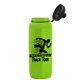 a black lid & lime green bottle the sport pint - 16 oz water bottle