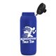 a black lid & royal blue bottle the sport pint - 16 oz water bottle