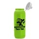 a white lid & lime green bottle the sport pint - 16 oz water bottle