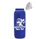 a white lid & royal blue bottle the sport pint - 16 oz water bottle
