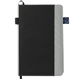 aerial view a black 5.5 x 8.5 repreve(r) refillable journal, image 1 of 8