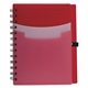 aerial view a red tri - pocket notebook, image 1 of 2