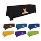 a group of 8 serged open - back polyester standard table throw