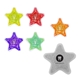 a group of star gelbead hot / cold pack
