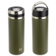 aerial view a olive nayad(r) roamer 18 oz stainless double - wall bottle, image 1 of 2