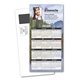 aerial view a calendar magnetic stick up card, image 1 of 2